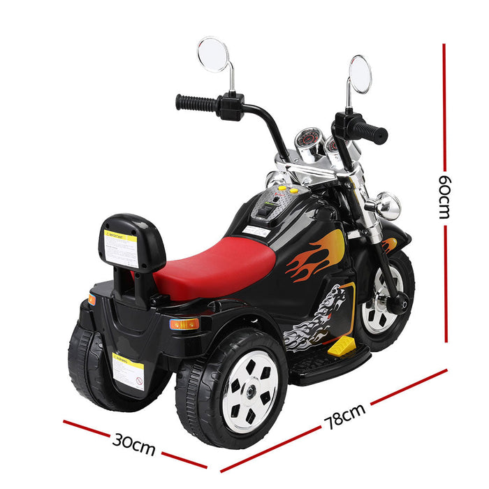 Rigo Kids Ride On Motorbike Black 01