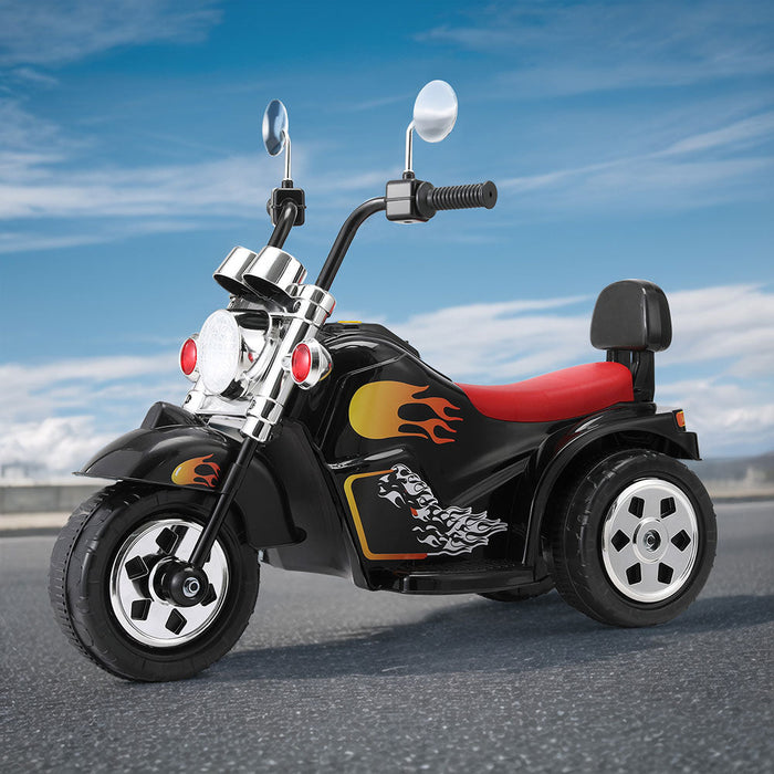 Rigo Kids Ride On Motorbike Black 03