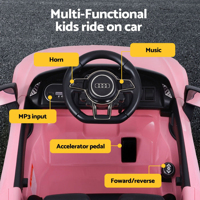 Kids Ride On Audi R8 Pink 04