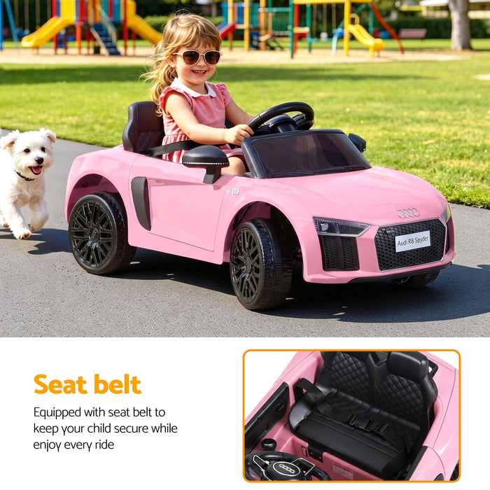Kids Ride On Audi R8 Pink 05