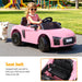Kids Ride On Audi R8 Pink 05