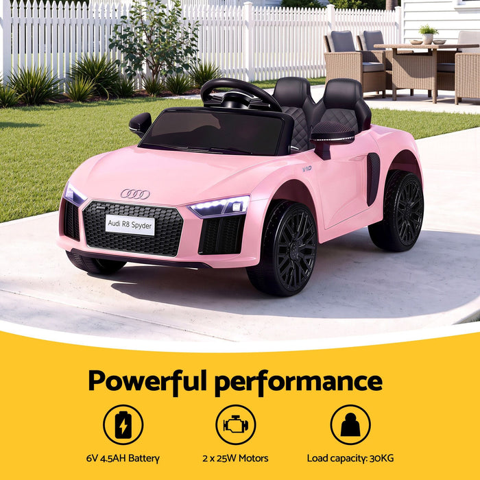 Kids Ride On Audi R8 Pink 06
