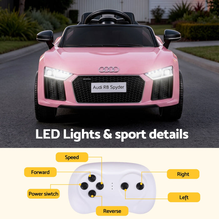 Kids Ride On Audi R8 Pink 07