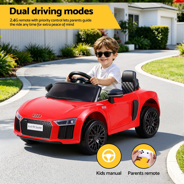 Kids Ride On Audi R8 Red 03