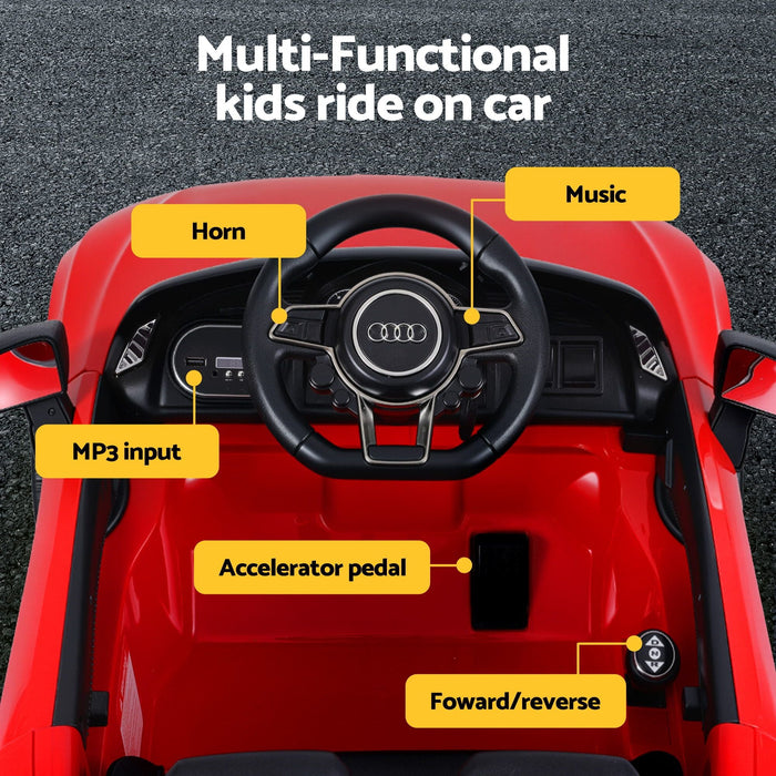 Kids Ride On Audi R8 Red 04