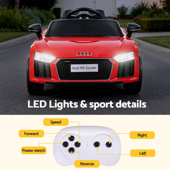 Kids Ride On Audi R8 Red 07