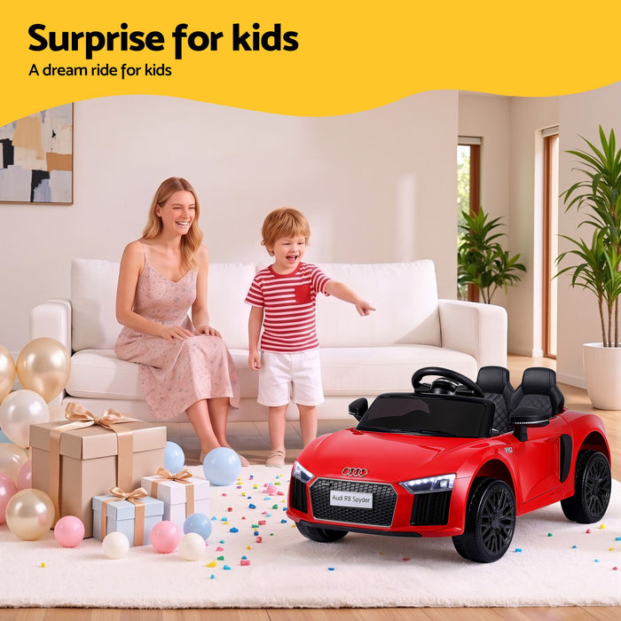 Kids Ride On Audi R8 Red 08