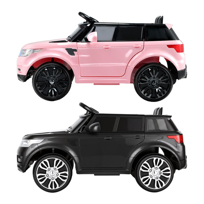 Rigo Kids Electric Ride On Car Black Pink Ride-On Toy with Remote Control