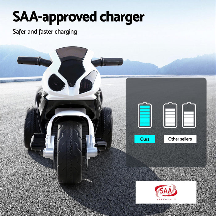 BMW Kids Electric Ride On Motorbike Black 06