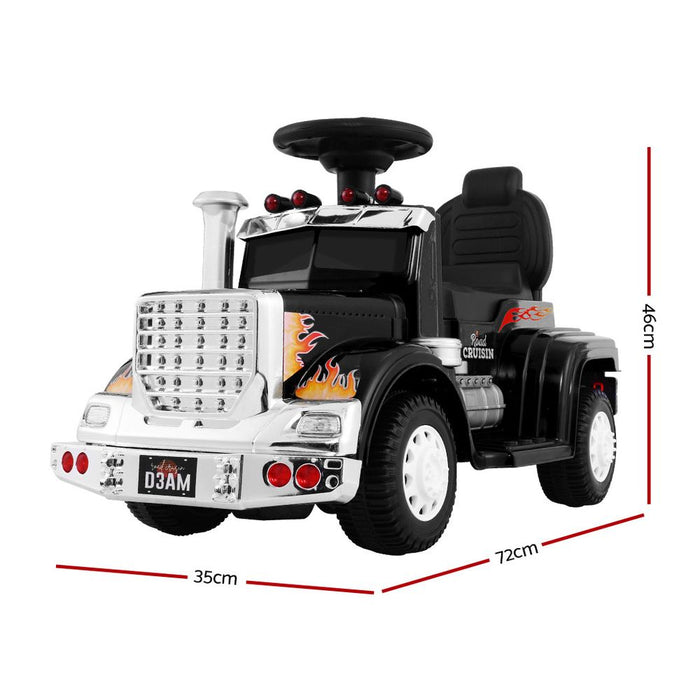 Rigo Kids Electric Ride On Truck Black 01