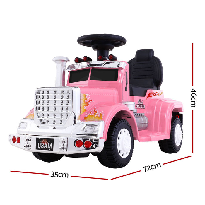 Rigo Kids Electric Ride On Truck Pink 01