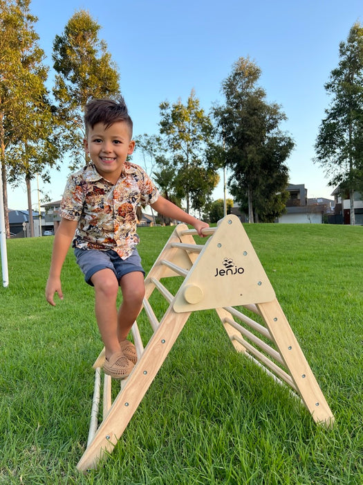 Kids Wooden Foldable Climbing Frame