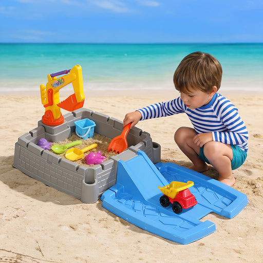 Keezi 2 in 1 kids sandpit and water table