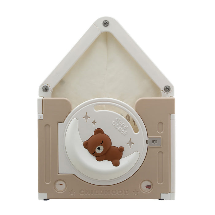 Keezi Kids Play Tent Playhouse Castle with Floor Mat 85CMX113CM