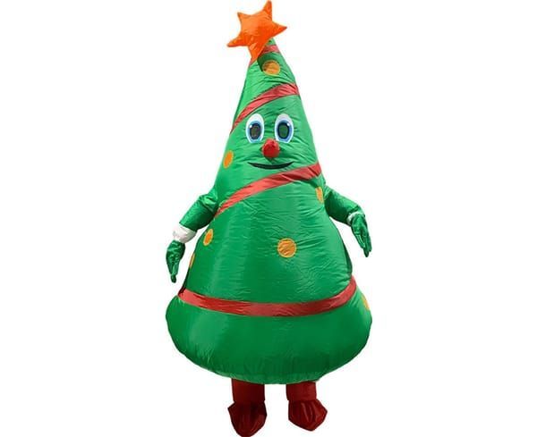 Inflatable Christmas Tree Costume - Adult One Size