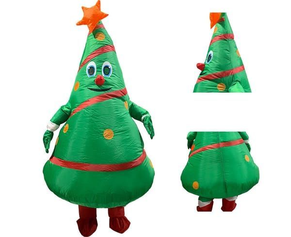 Inflatable Christmas Tree Costume - Adult One Size