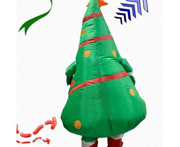 Inflatable Christmas Tree Costume - Adult One Size