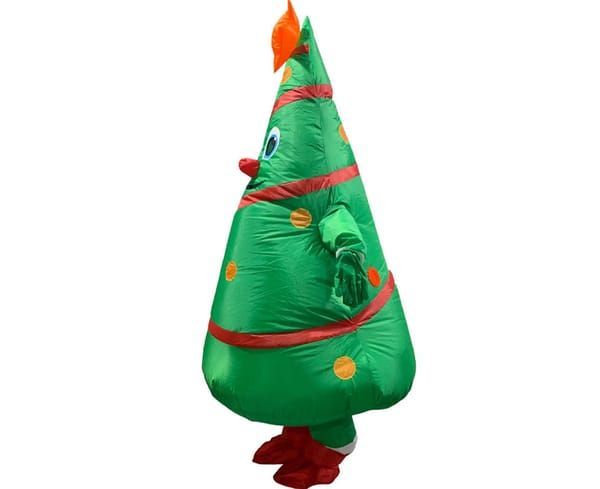 Inflatable Christmas Tree Costume - Adult One Size