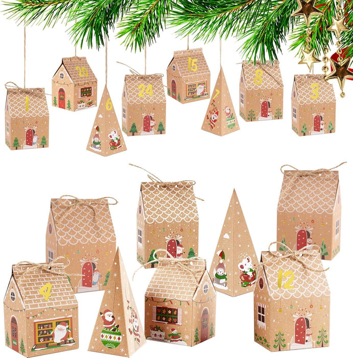 Advent Calendar Gift Boxes - 24 Pack