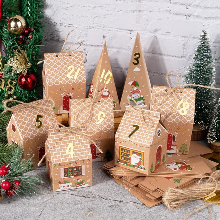 Advent Calendar Gift Boxes - 24 Pack