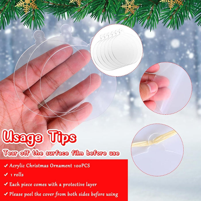 Christmas Tree Ornament Set - 20 Pieces
