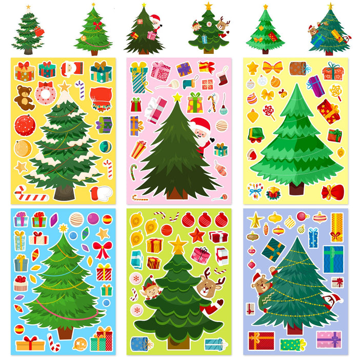 Christmas Craft Sticker Set - 18 Piece DIY Kit