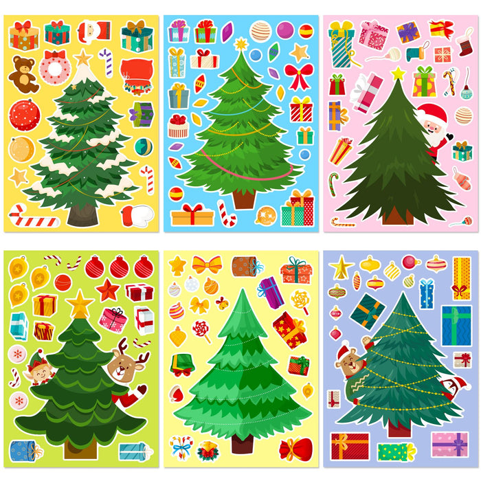 Christmas Craft Sticker Set - 18 Piece DIY Kit