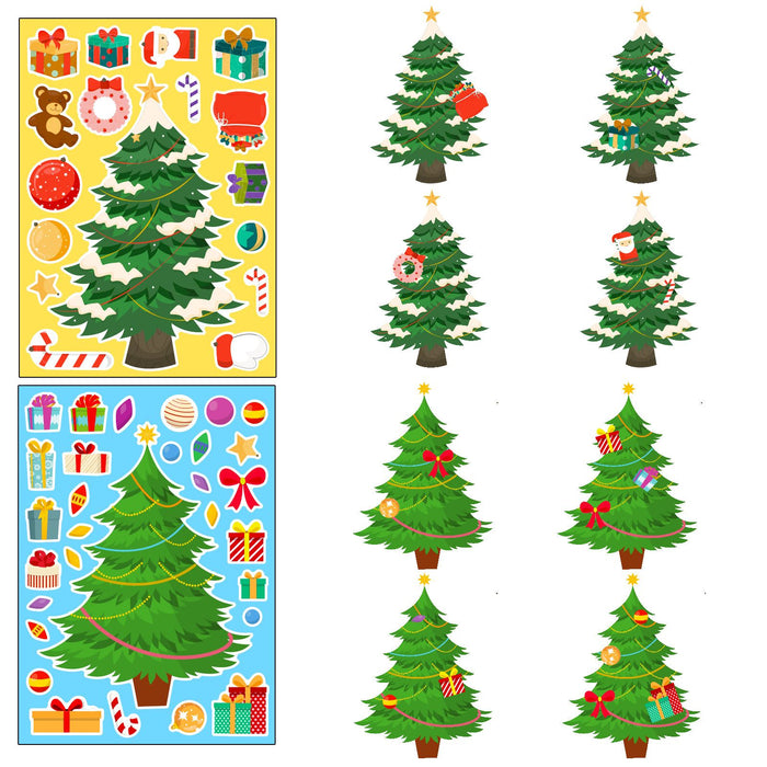 Christmas Craft Sticker Set - 18 Piece DIY Kit