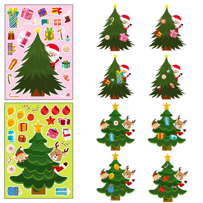 Christmas Craft Sticker Set - 18 Piece DIY Kit