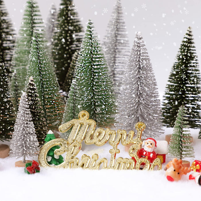 Mini Artificial Christmas Trees - 30 Pack