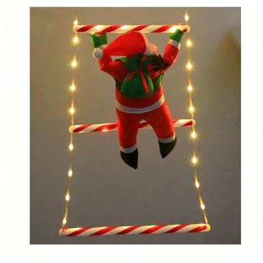 Christmas Climbing Ladder Light 1.8m - USB with Remote