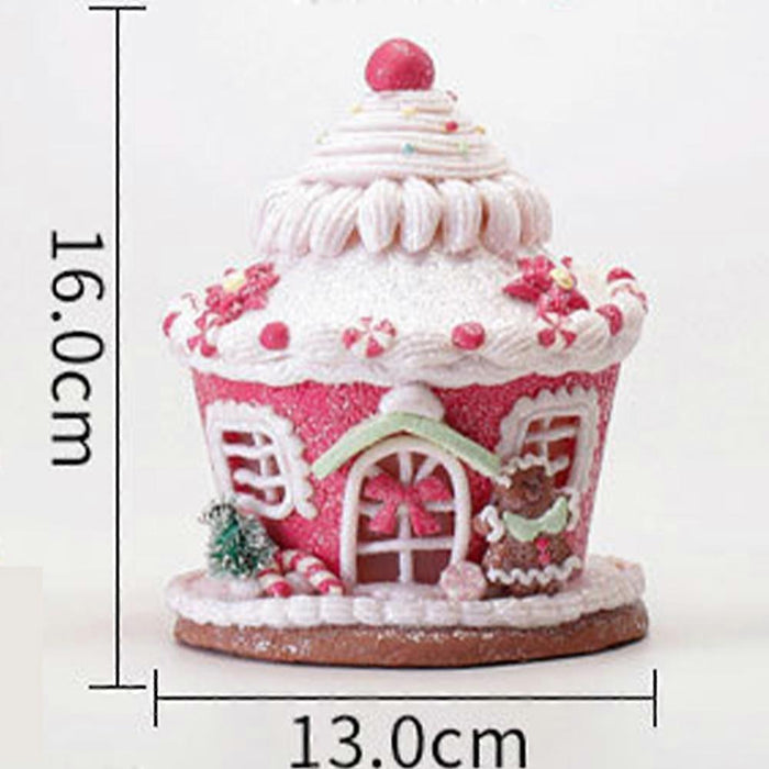 Decorative Gingerbread House - Christmas Tree Ornament