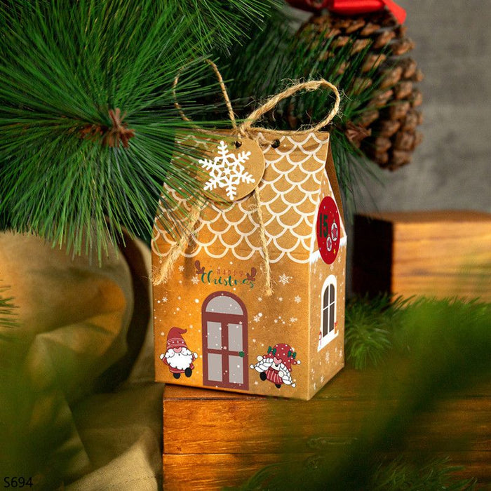 Gingerbread House Treat Boxes - 3 Vintage Designs