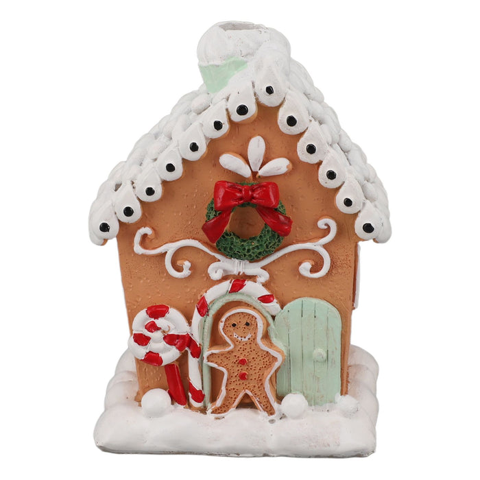 Gingerbread House Resin Christmas Decoration