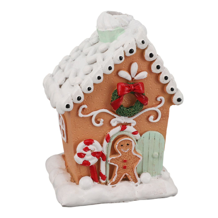Gingerbread House Resin Christmas Decoration