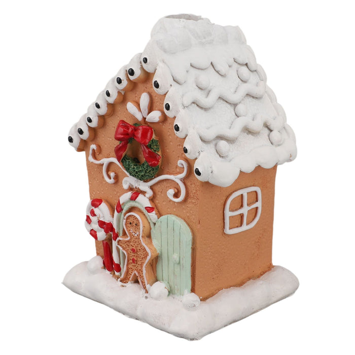 Gingerbread House Resin Christmas Decoration