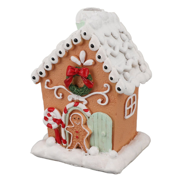 Gingerbread House Resin Christmas Decoration
