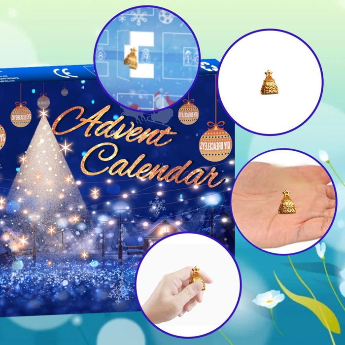 DIY Charm Bracelet Advent Calendar - 24 Days