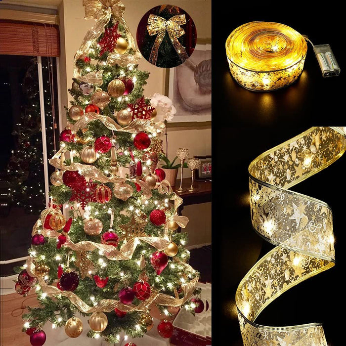 Christmas Tree String Lights 10m - LED Copper Wire