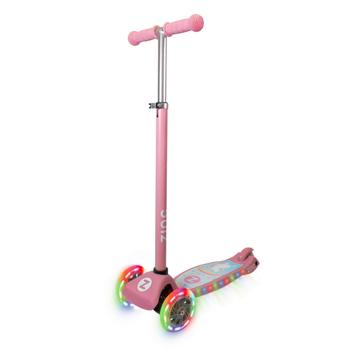 Zinc Strobe Junior Tri Scooter Pink