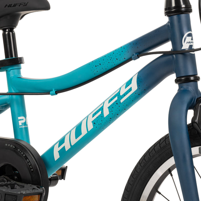 Huffy GRM 16-Inch Kids Bike Blue training wheels