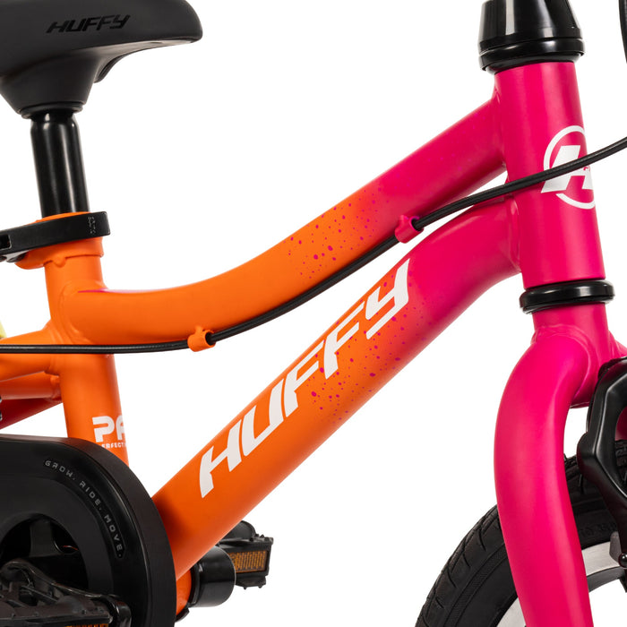 Huffy GRM 12-Inch Kids Bike Pink training wheels