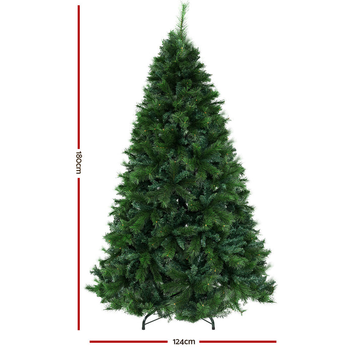 Jingle Jollys Pine Needle Christmas Tree 1.8m
