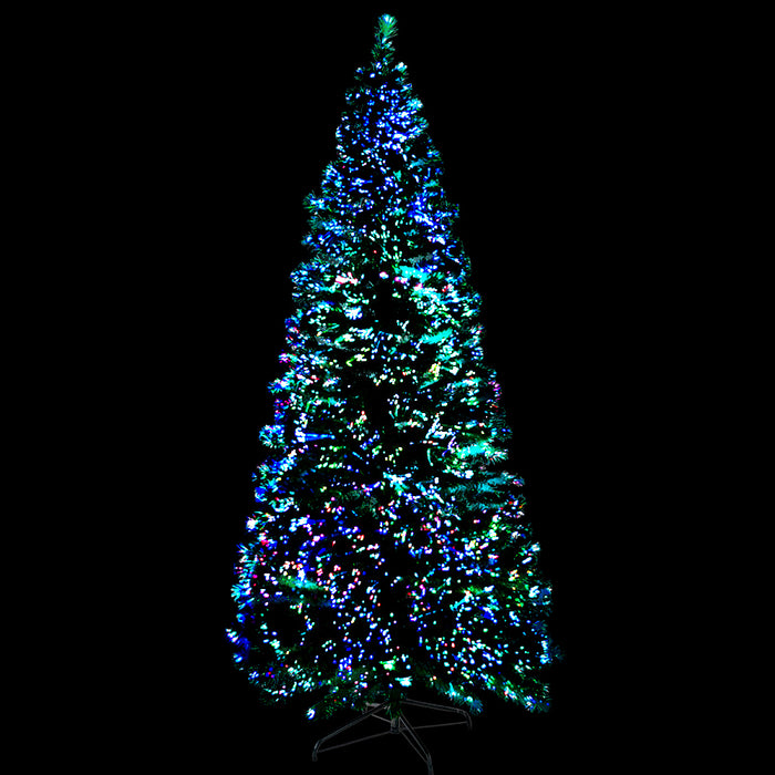 Jingle Jollys Optic Fibre LED Christmas Tree 1.8m - 300 Tips