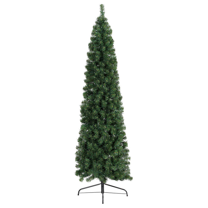 Jingle Jollys Corner Christmas Tree 2.1m with LED Lights