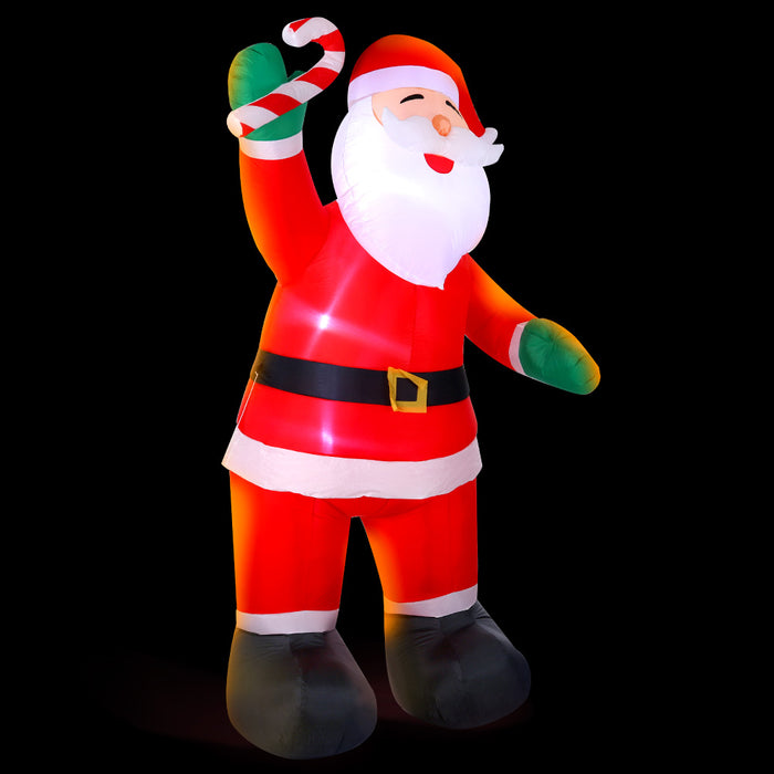 Jingle Jollys Inflatable Santa 3m - Illuminated