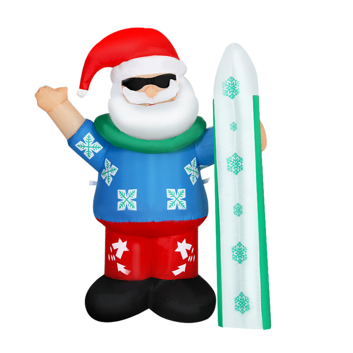 Jingle Jollys Inflatable Santa 1.6m - Illuminated