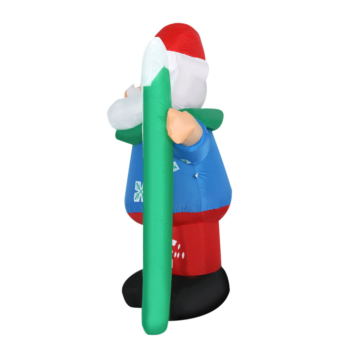 Jingle Jollys Inflatable Santa 1.6m - Illuminated