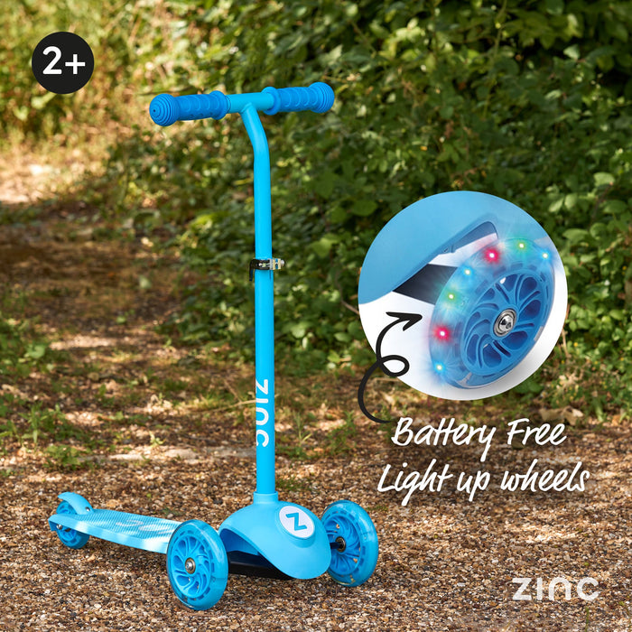 Zinc My First 3-in-1 Tri Scooter Blue front view