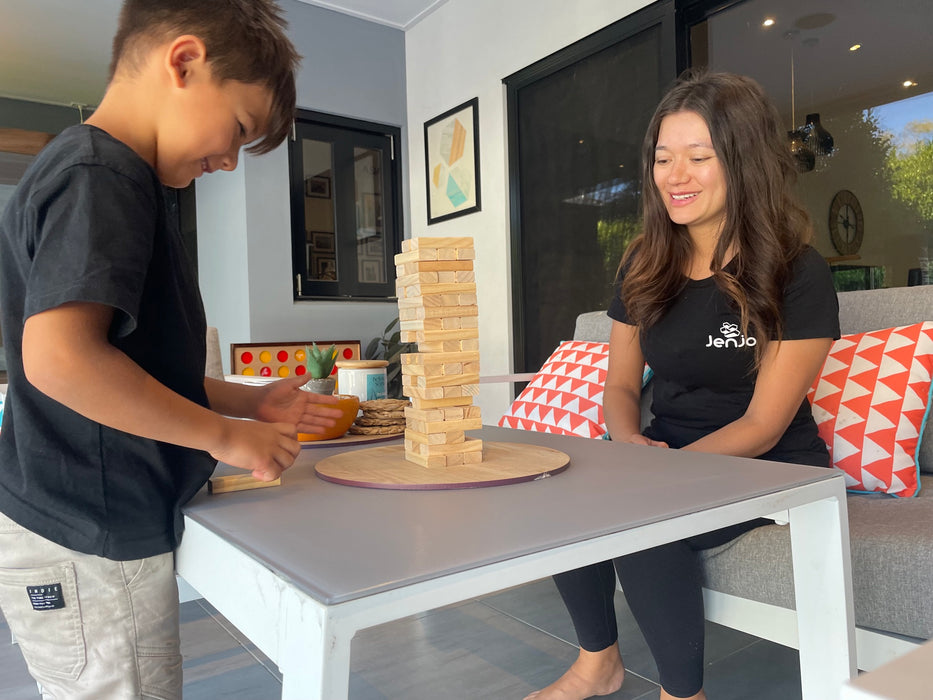 27cm Mini Jenjo Outdoor Wooden Block Game